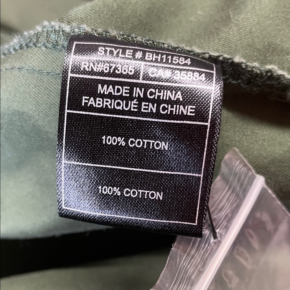 BB Dakota Green Utility Vest 100 % Cotton - Picture 8 of 8